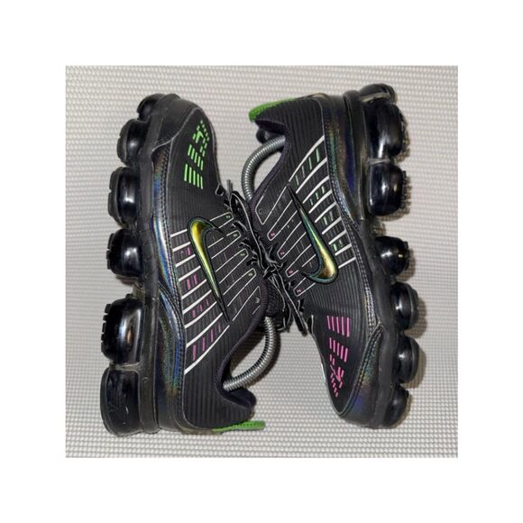 Nike Air VaporMax 360 Black Green Pink Iridescent Athletic Sneakers Shoes Mens 9 main image 5